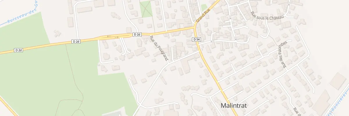 Plan du 18 Rue de la Croze à Malintrat