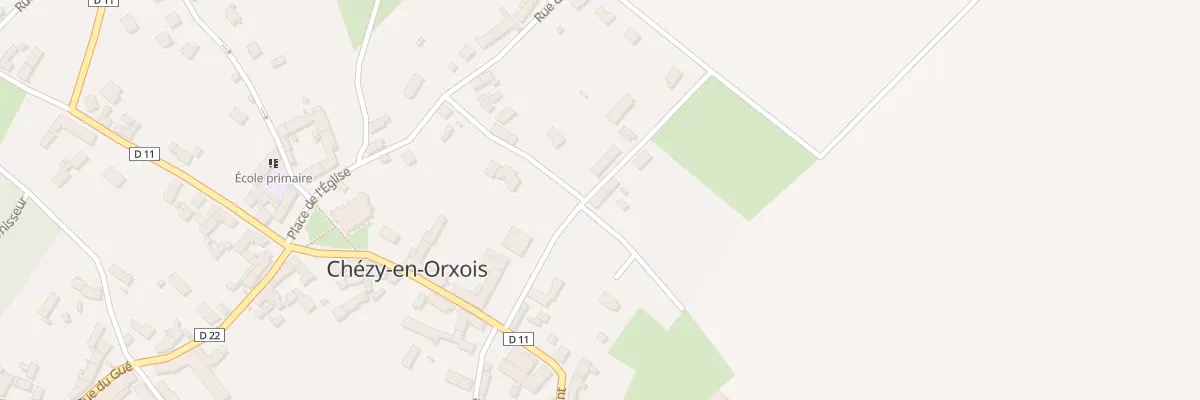 Plan du 10 Rue de la Muzarde à Chézy-en-Orxois
