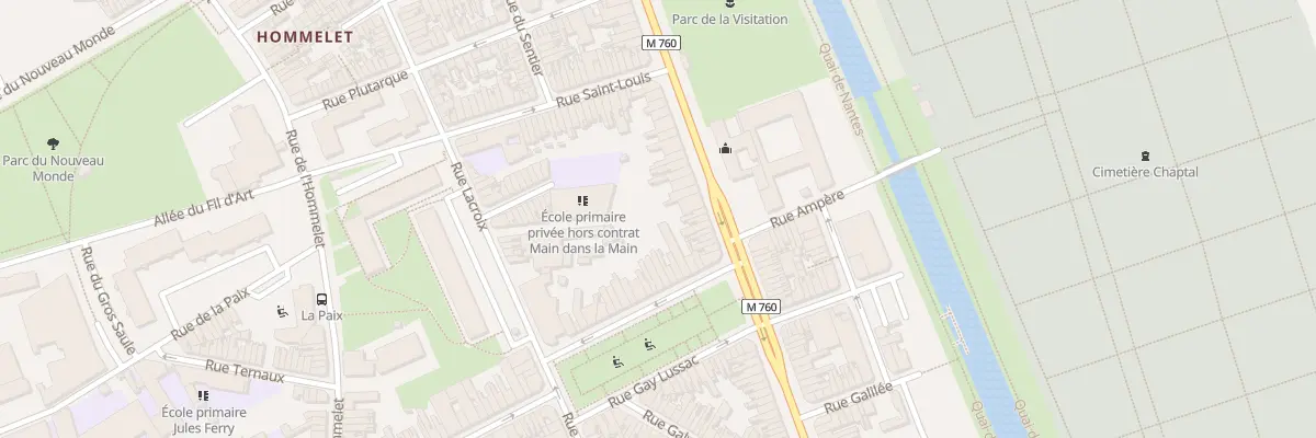 Plan du 111 Bd de Strasbourg à Roubaix