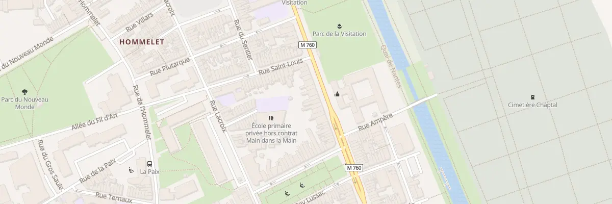 Plan du 125 Bd de Strasbourg à Roubaix