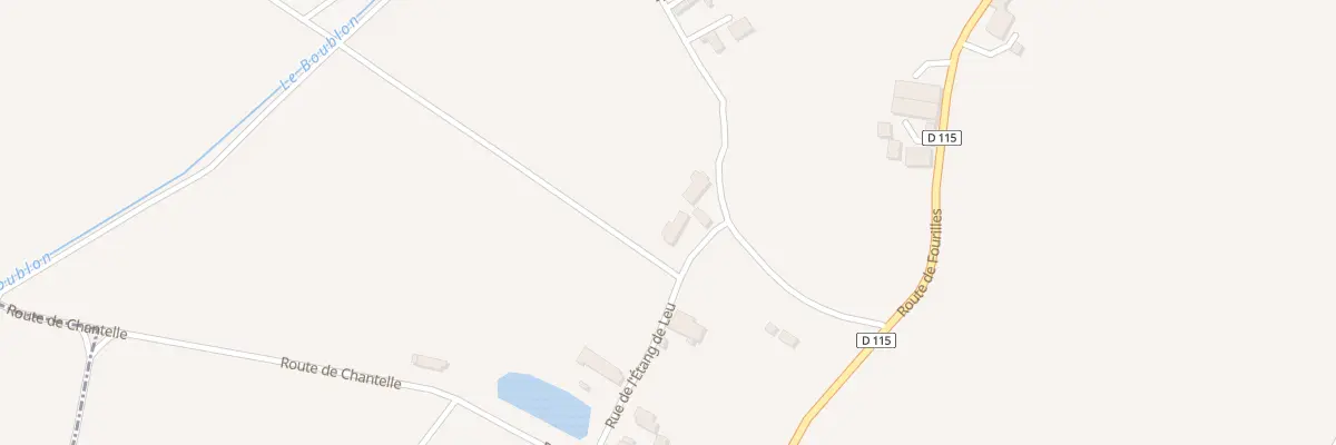 Plan du 7 Rue de l’Etang de Leu à Ussel-d’Allier