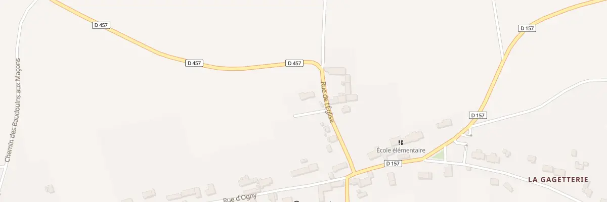 Plan du 9 Rue de l’Eglise à Cornant