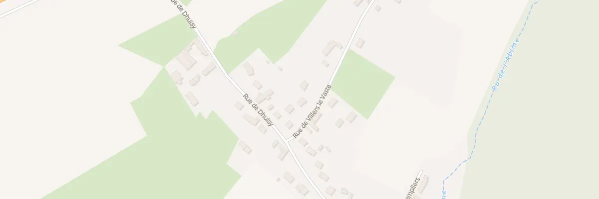 Plan du 1T Rue de Villers-le-Vaste à Montreuil-aux-Lions