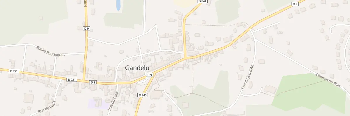 Plan du 6 Gr Grande Rue à Gandelu