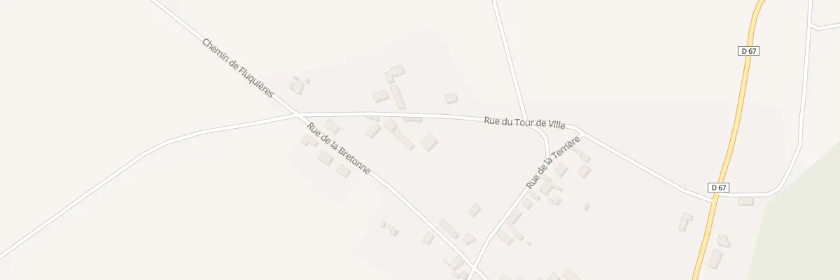 Plan du 1 Rue du Tour de Ville à Happencourt