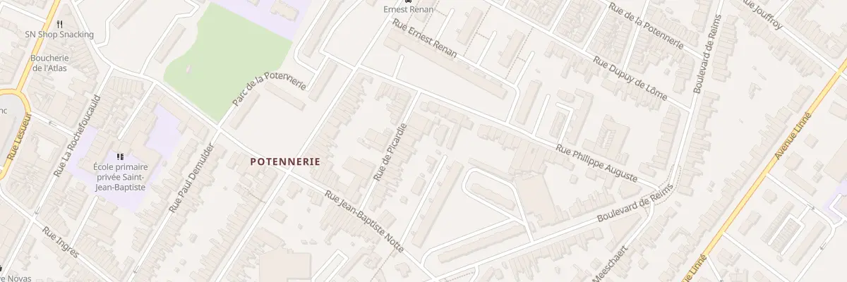 Plan du 17 Rue de Picardie à Roubaix