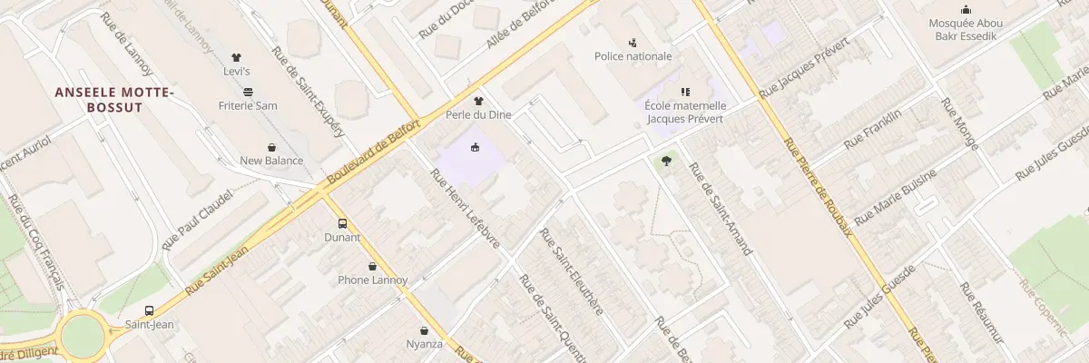 Plan du 70 Rue Beaurewaert à Roubaix