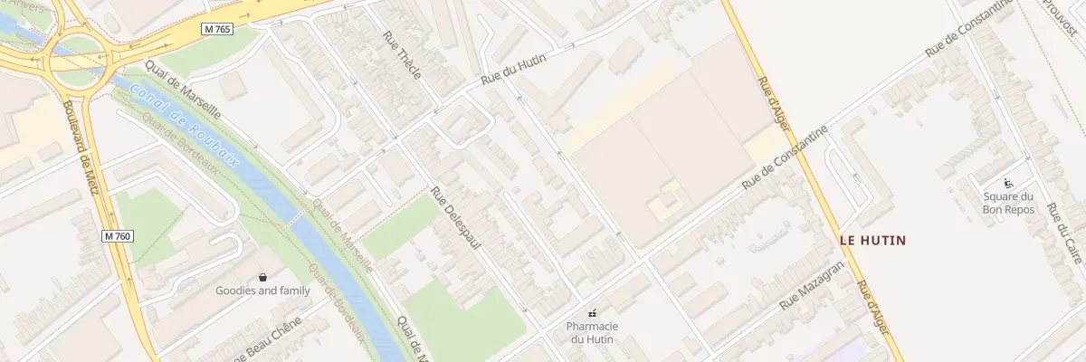 Plan du 30 Imp Oste de Roubaix à Roubaix