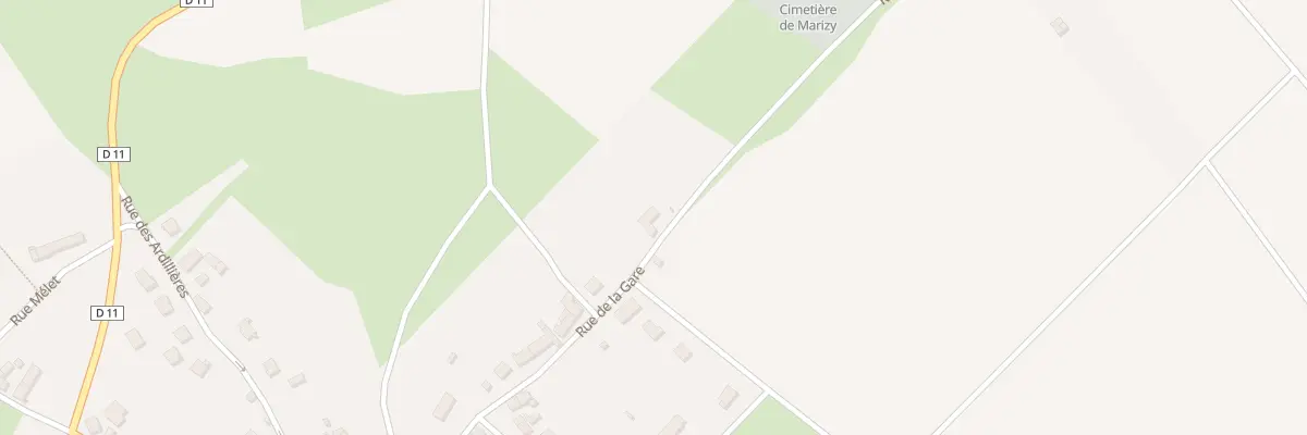 Plan du 23 Rue de la Gare à Chézy-en-Orxois
