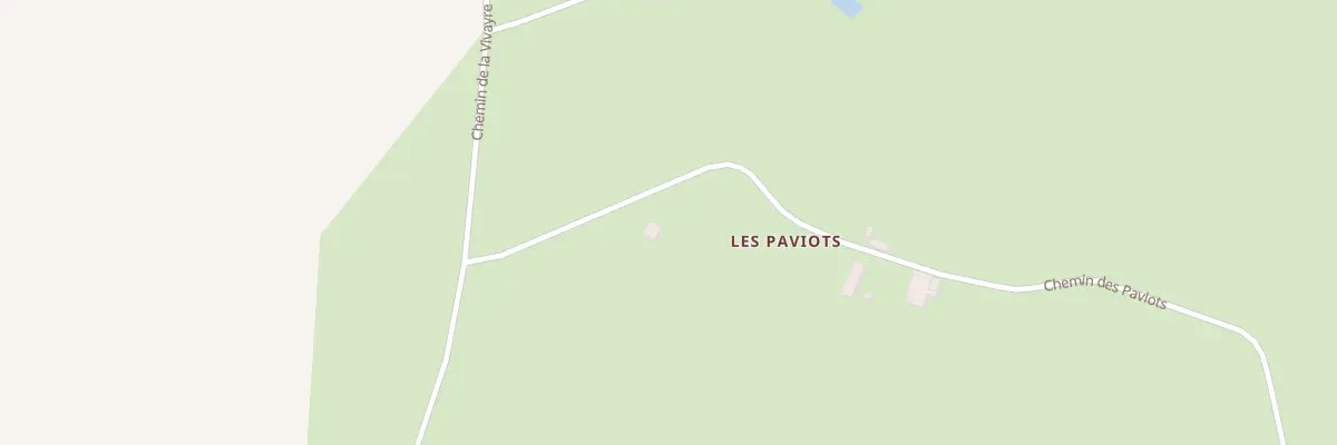 Plan du 150 Che des Paviots à Souvigny