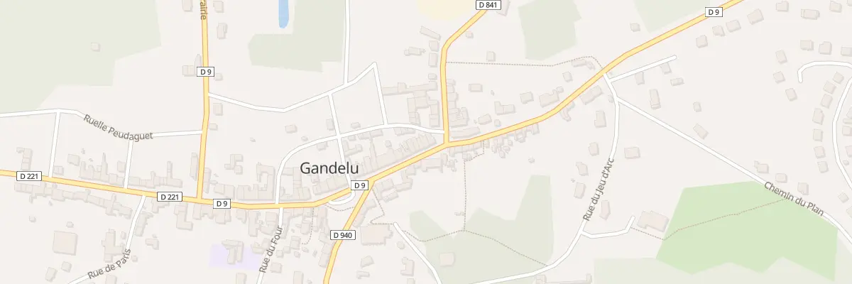 Plan du 4 Gr Grande Rue à Gandelu