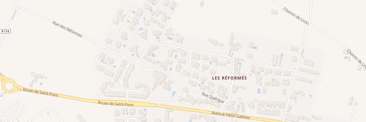 Plan du 151 Rue Jean Saucet à Béziers
