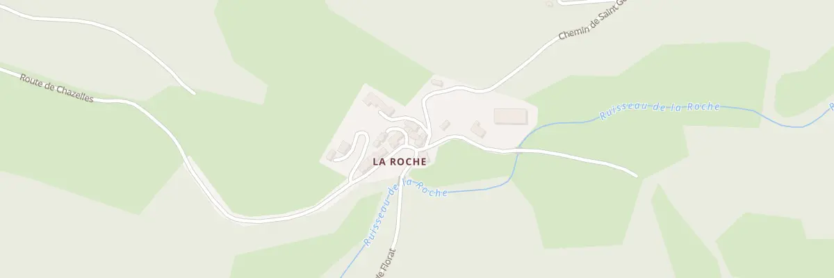 Plan du 5211 La Roche à Apchat