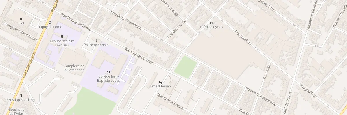 Plan du 140 Rue Montgolfier à Roubaix