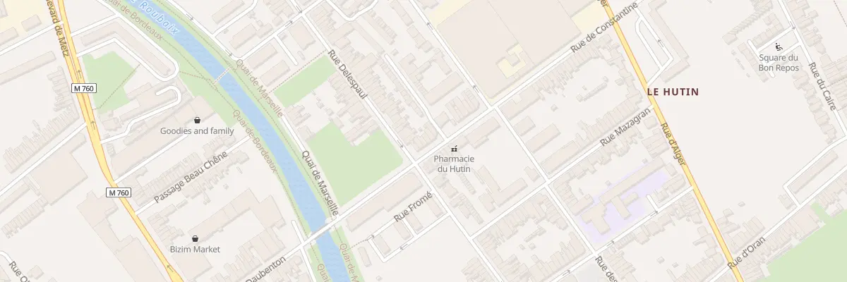 Plan du 47 Rue de Constantine à Roubaix