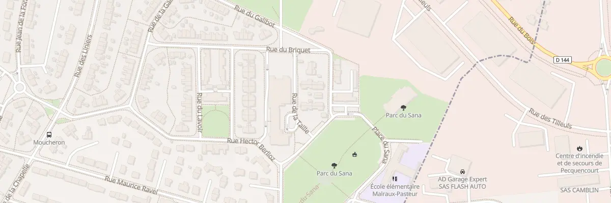 Plan du 54 Rue de la Taille à Montigny-en-Ostrevent