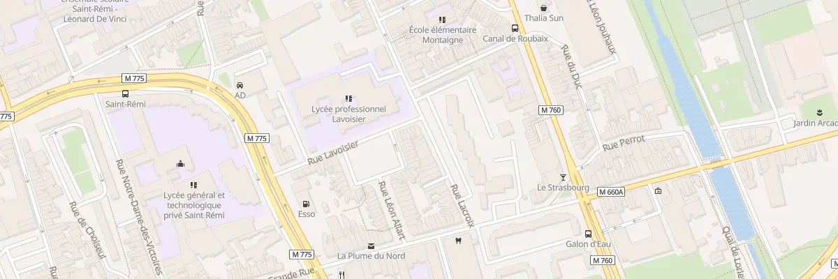 Plan du 37 Rue Lacroix à Roubaix