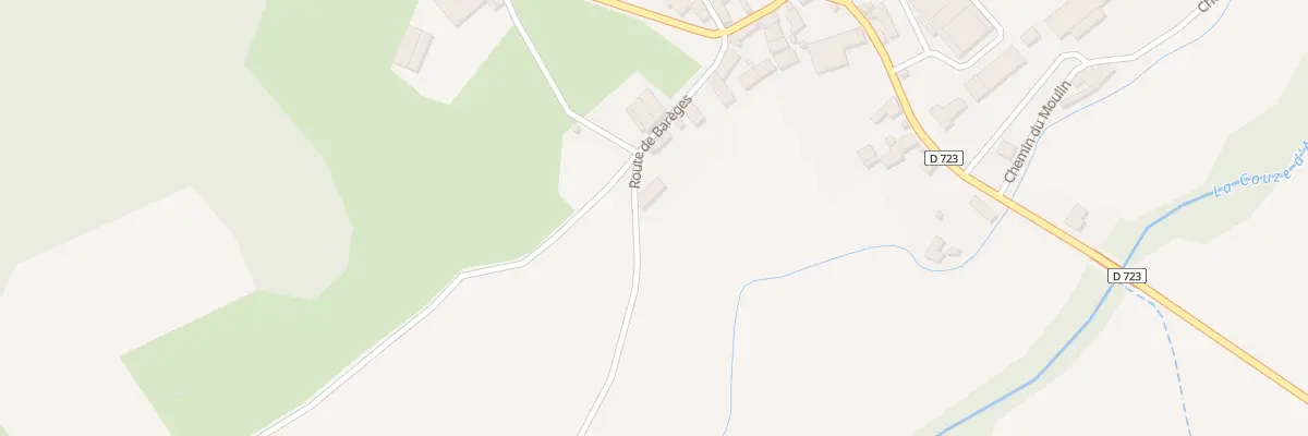 Plan du 8 Rte de Barege à Madriat