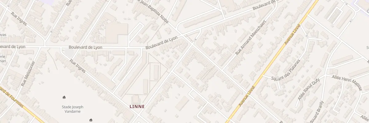 Plan du 15 Rue Carpeaux à Roubaix