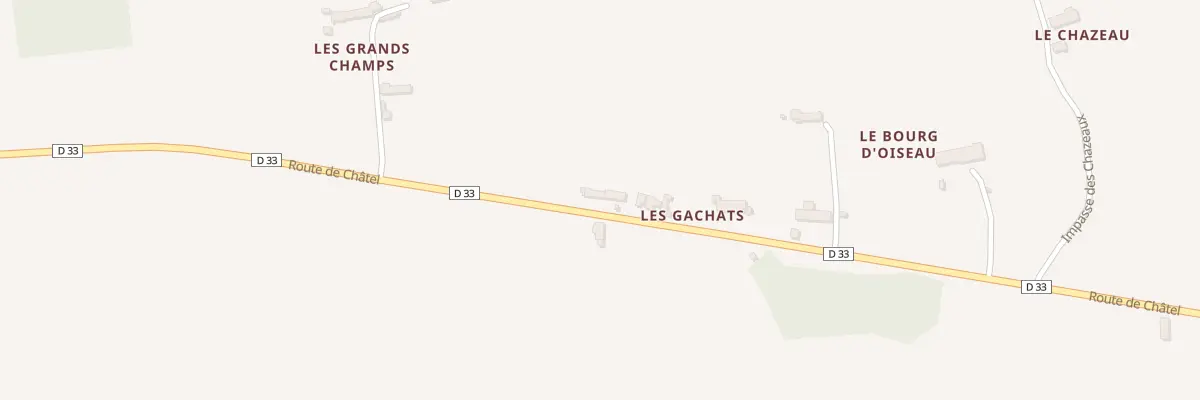 Plan du 5195 Les Gachats à Treban
