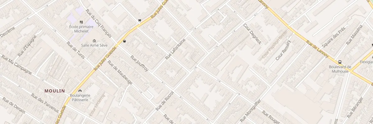 Plan du 41 Rue Duguesclin à Roubaix