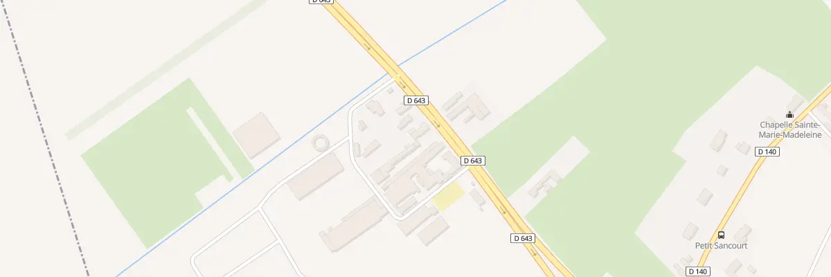 Plan du 90 Rte Nationale à Sancourt