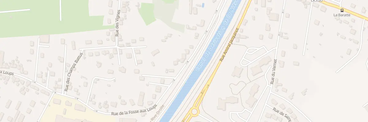 Plan du 85 Rue de la Fosse aux Loups à Nevers