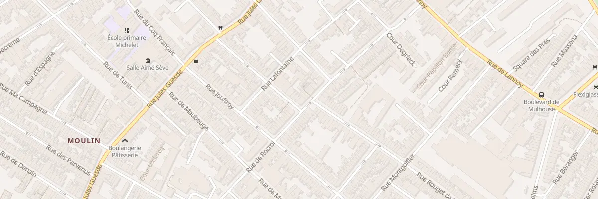 Plan du 45 Rue Duguesclin à Roubaix