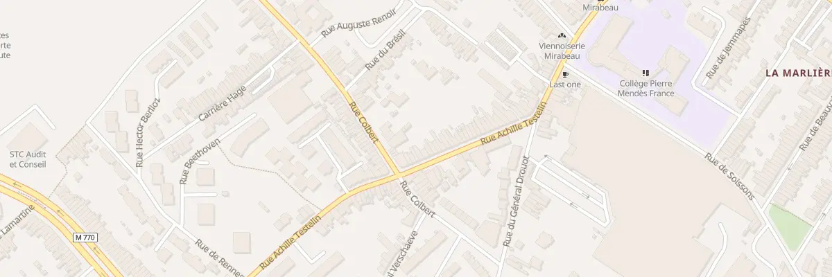 Plan du 141 Rue Achille Testelin à Tourcoing