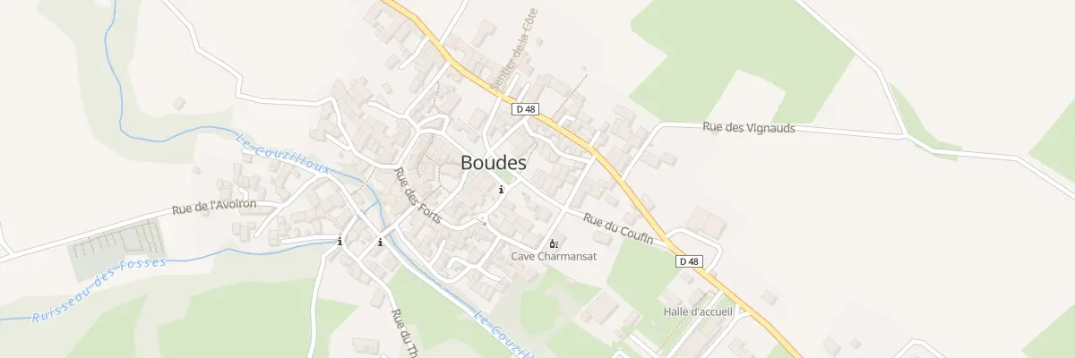 Plan du 9002 Rue du Coufin à Boudes