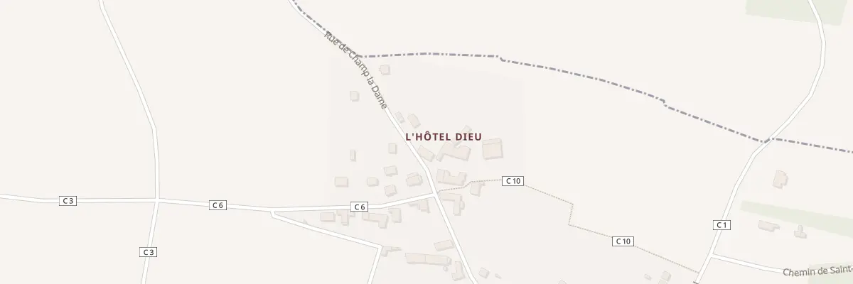 Plan du 28 Rue de Champ la Dame à Chauffry
