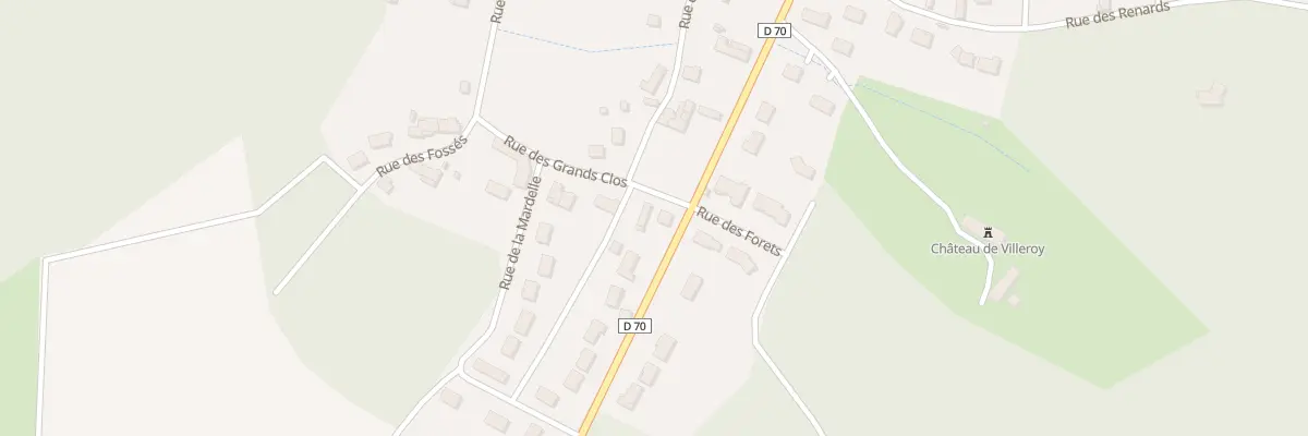 Plan du 5088 Rue des Grands Clos à Villeroy