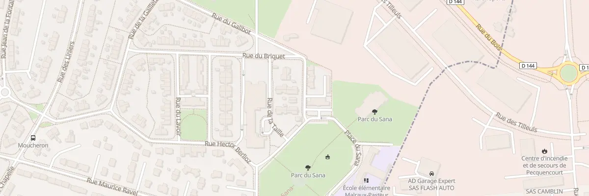 Plan du 120 Rue Sainte Barbe à Montigny-en-Ostrevent
