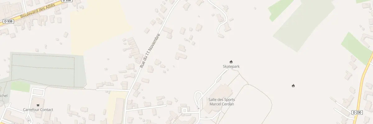 Plan du 44 Rue du Onze Novembre à Flines-lez-Raches