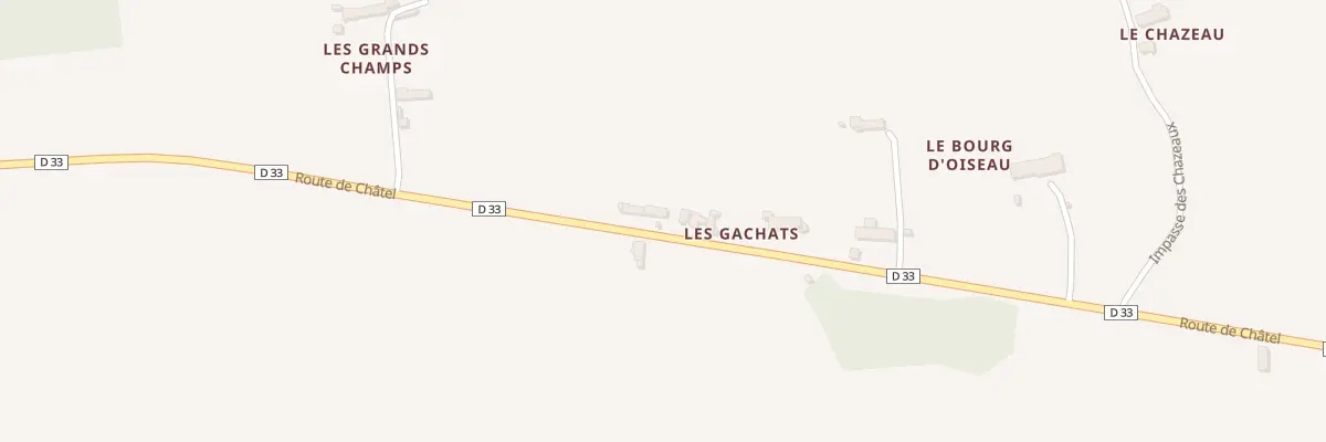 Plan du 5194 Les Gachats à Treban