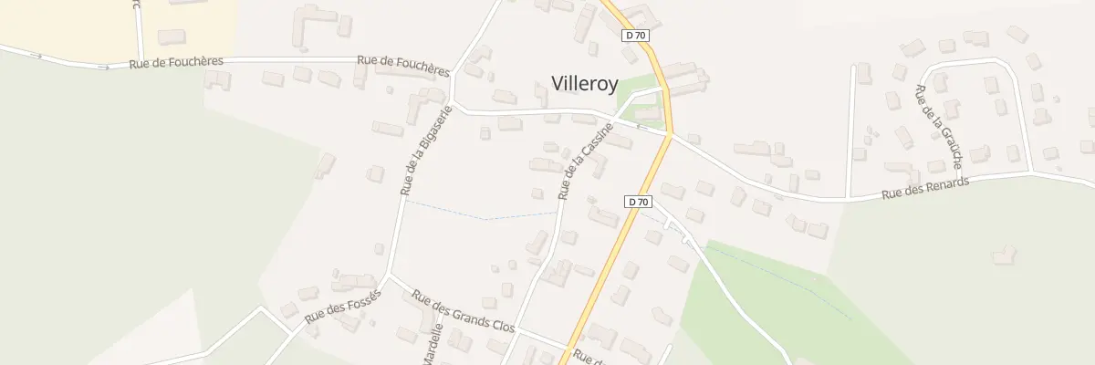 Plan du 5 Rue de la Cassine à Villeroy