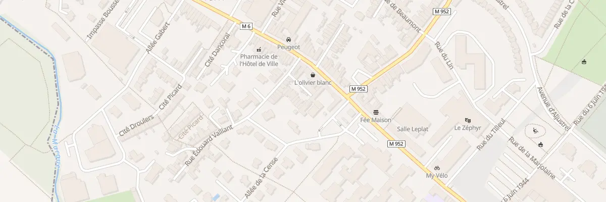 Plan du 6 Vc Jacquart Rue E Vaillant à Hem