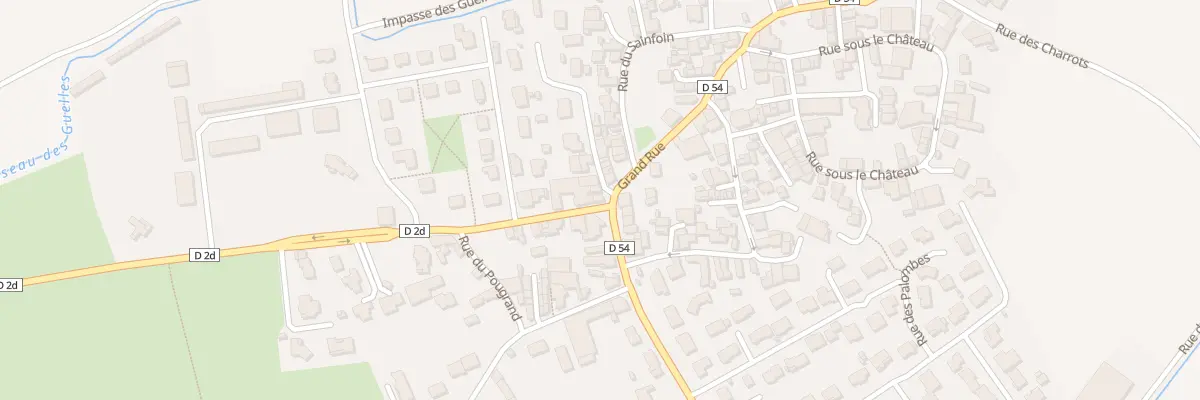 Plan du 2 Av de la Motte à Malintrat