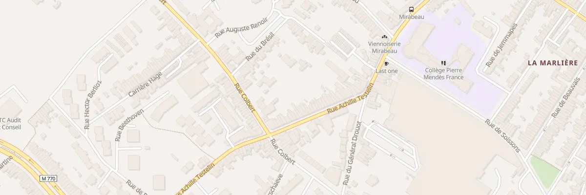Plan du 151 Rue Achille Testelin à Tourcoing