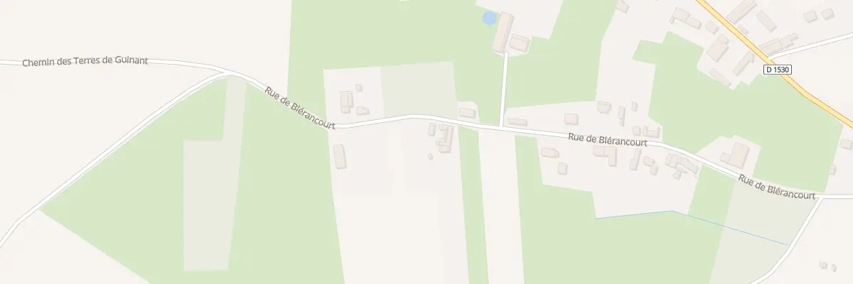 Plan du 545 Rue de Blérancourt à Saint-Paul-aux-Bois
