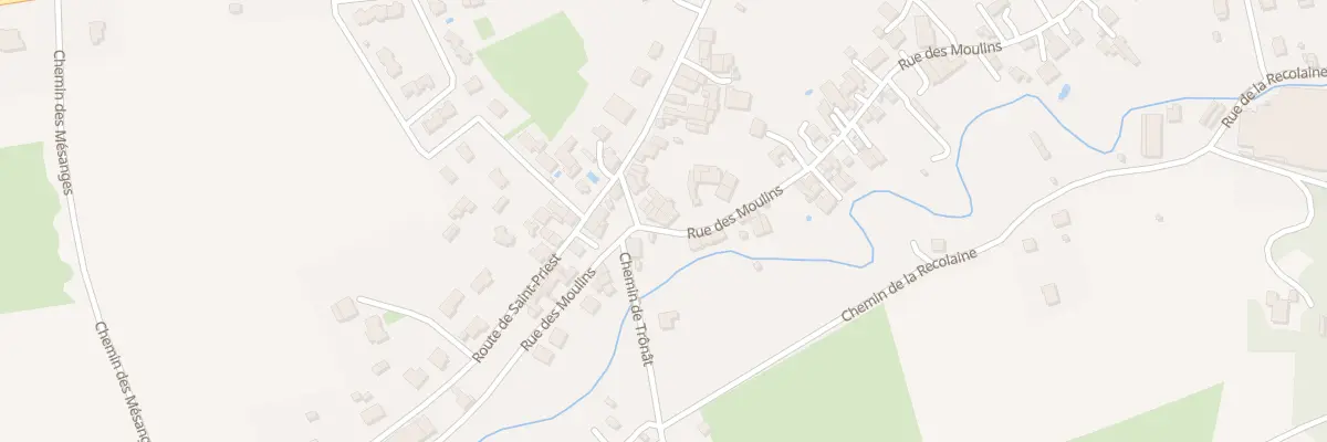 Plan du 72 Rue des Moulins à Gannat