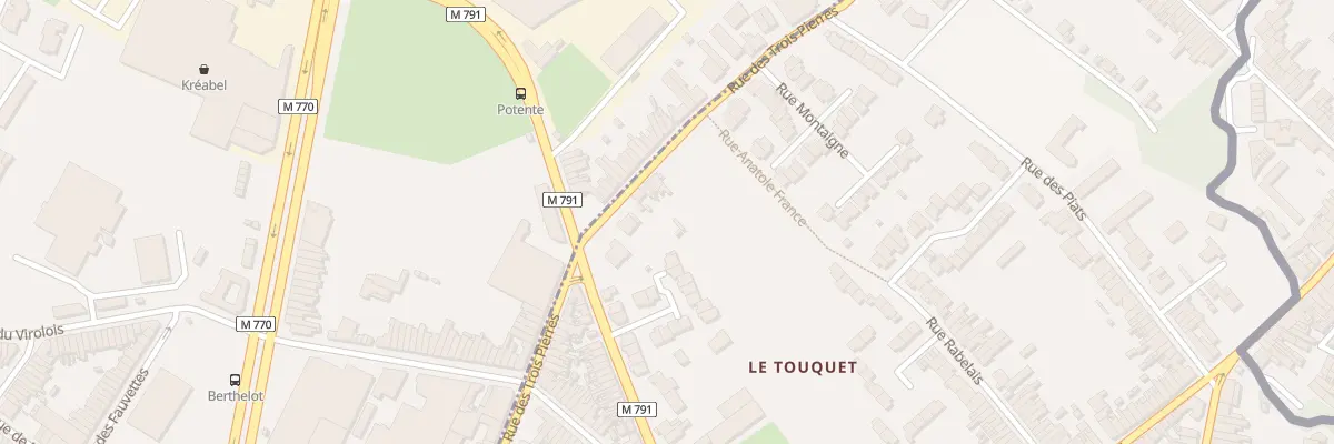 Plan du 88 Rue des Trois Pierres à Wattrelos