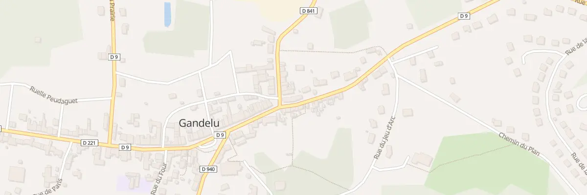 Plan du 2 Rue du Moulin à Gandelu