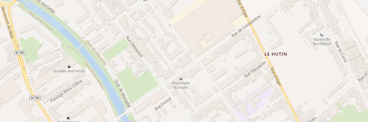 Plan du 63 Rue de Constantine à Roubaix