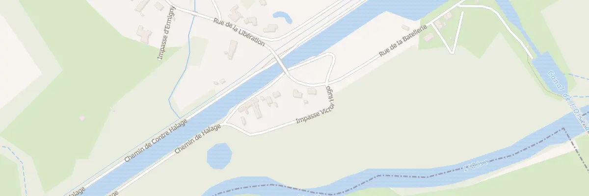 Plan du 2 Rue de la Batellerie à Abbécourt