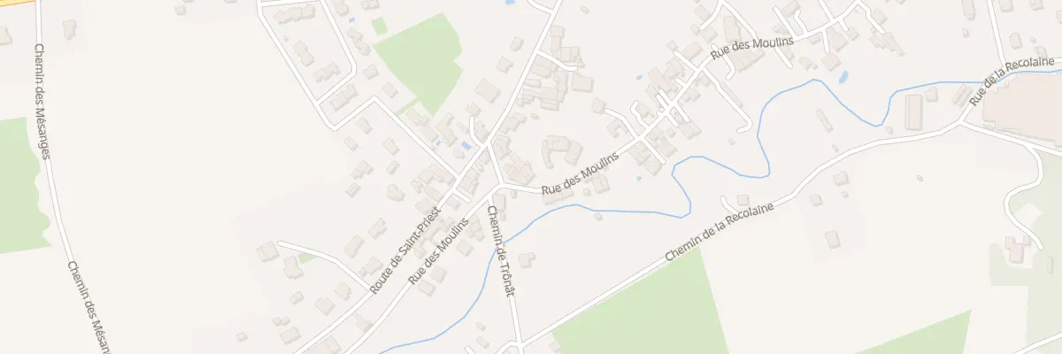 Plan du 70 Rue des Moulins à Gannat
