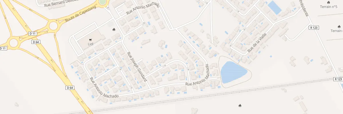 Plan du 73 Rue Raymond Ros à Béziers