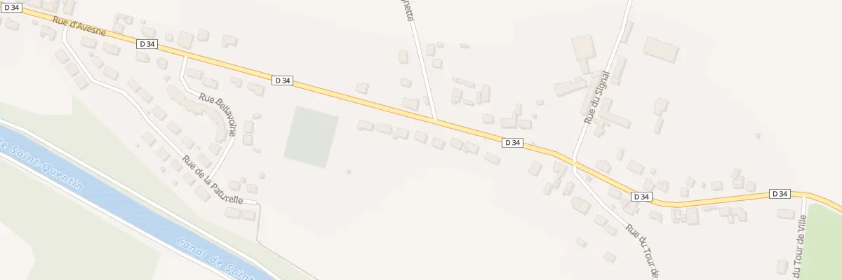Plan du 40 Rue d’Avesne à Saint-Simon