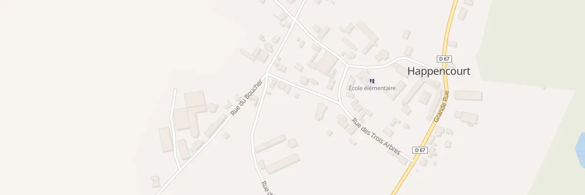 Plan du 3 Rue du Pt Arbre à Happencourt