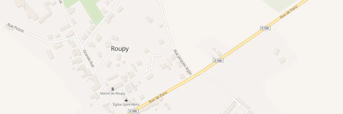 Plan du 159 Rue des Ecoles à Roupy